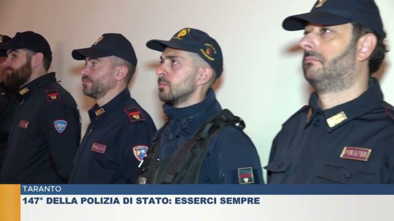 TARANTO.  174° della Polizia di Stato: Esserci sempre