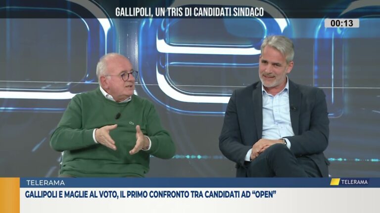 Gallipoli e Maglie al voto, il primo confronto tra candidati ad “Open”