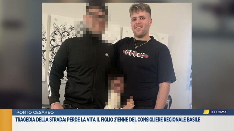 Tragedia della strada: perde la vita il figlio 21enne del consigliere regionale Basile