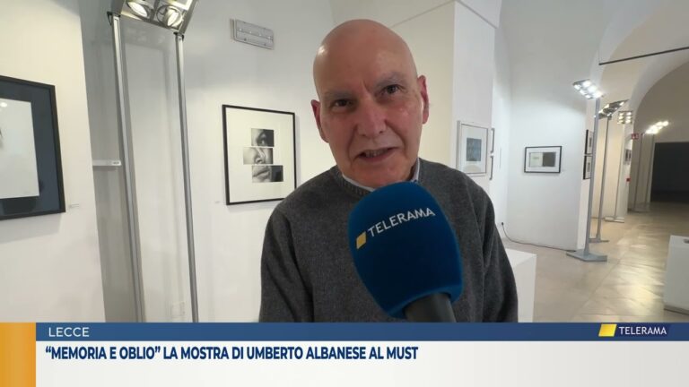 “Memoria e oblio” la mostra di Umberto Albanese al Must