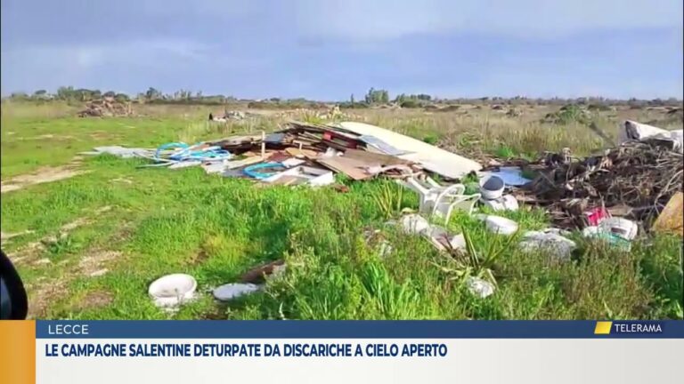 Le campagne salentine deturpate da discariche a cielo aperto