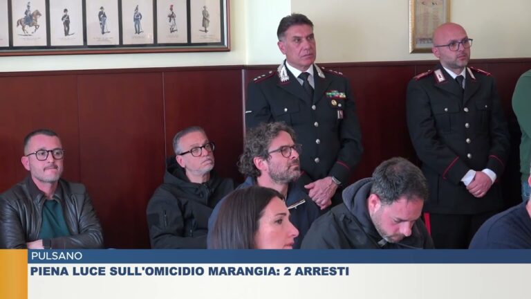 PULSANO.  Piena luce sull’omicidio Marangia: 2 arresti