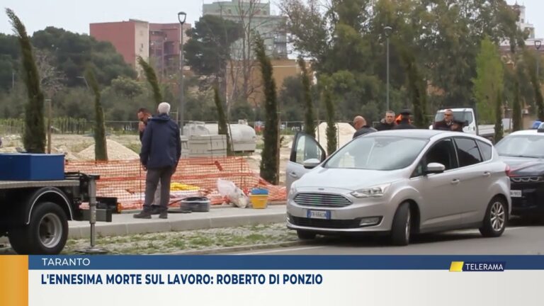 TARANTO L’ennesima morte sul lavoro:  Roberto Di Ponzio
