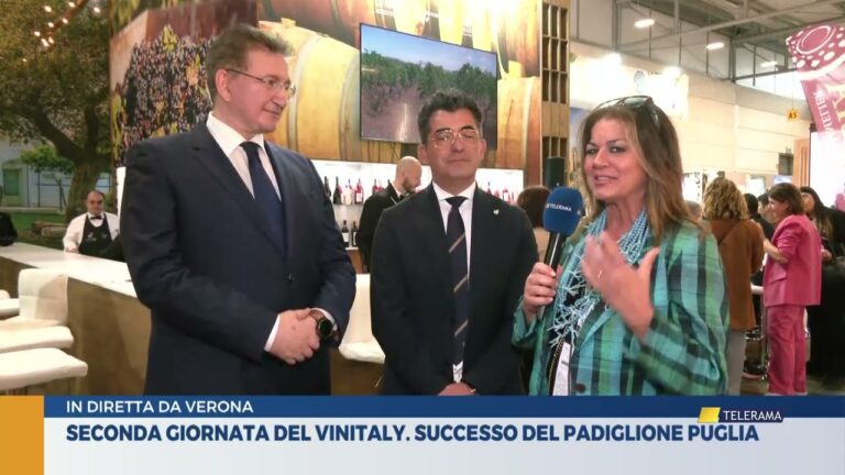 13 04 2026 collegamento Vinitaly 2026 Tg Brindisi