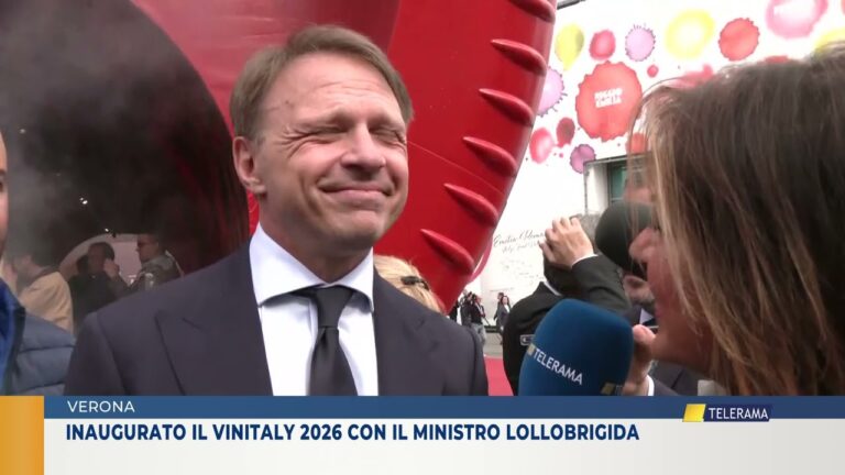 VERONA. Inaugurato il vinitaly 2026 con il ministro Lollobrigida