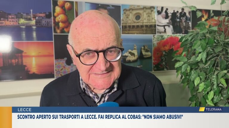 Scontro aperto sui trasporti a Lecce. Fai replica al Cobas: “Non siamo abusivi”