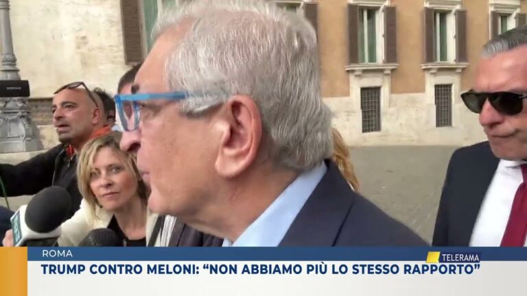 TRUMP CONTRO MELONI: “NON ABBIAMO PIÙ LO STESSO RAPPORTO”