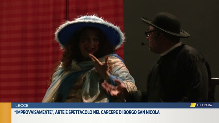 “Improvvisamente”, arte e spettacolo nel Carcere di Borgo San Nicola