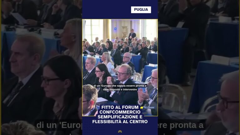 FITTO AL FORUM CONFCOMMERCIO SEMPLIFICAZIONE E FLESSIBILITÀ AL CENTRO