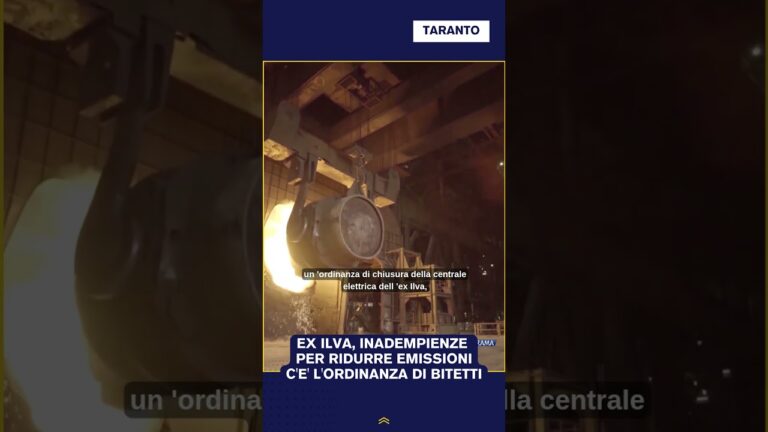 EX ILVA, INADEMPIENZE PER RIDURRE EMISSIONI, C’E’ L’ORDINANZA DI BITETTI