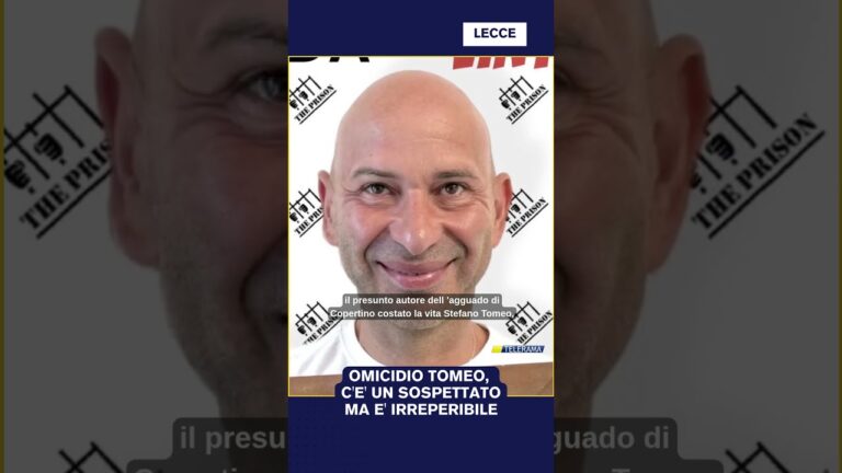 OMICIDIO TOMEO, C’E’ UN SOSPETTATO, MA E’ IRREPERIBILE