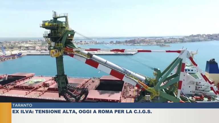 TARANTO.  Ex Ilva: Tensione alta, oggi a Roma per la C.I.G.