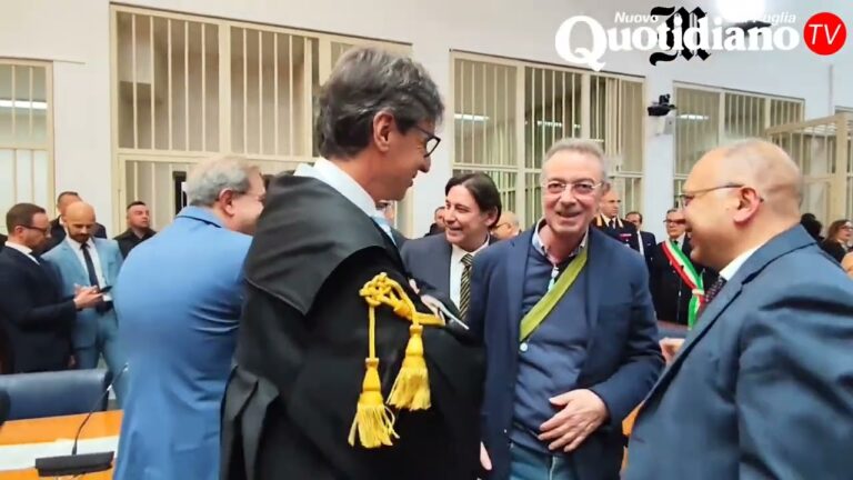 Pinta Montanaro, prima donna alla guida della Procura di Brindisi: il video dell’insediamento