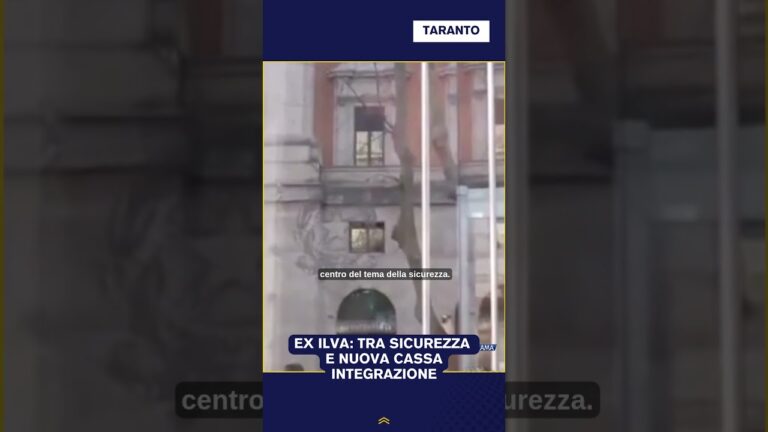 EX ILVA: TRA SICUREZZA E NUOVA CASSA INTEGRAZIONE