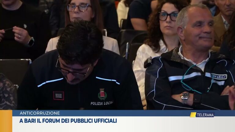 Anticorruzione. A Bari il forum dei pubblici ufficiali