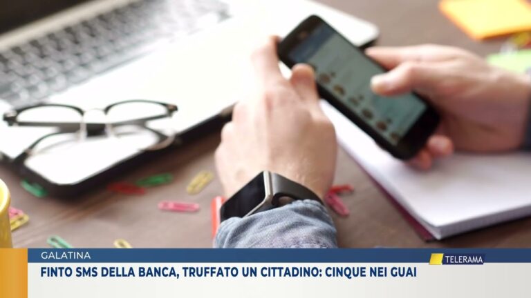 Finto SMS della banca, truffato un cittadino: cinque nei guai