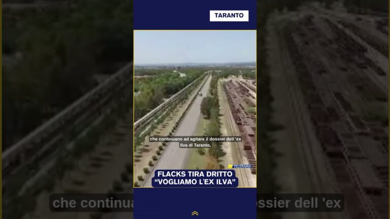 FLACKS TIRA DRITTO: “VOGLIAMO L’EX ILVA”