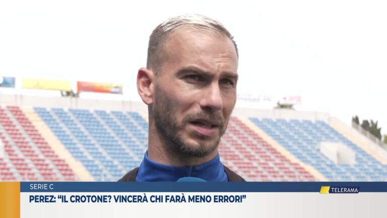 Perez: “il Crotone? Vincerà chi farà meno errori”