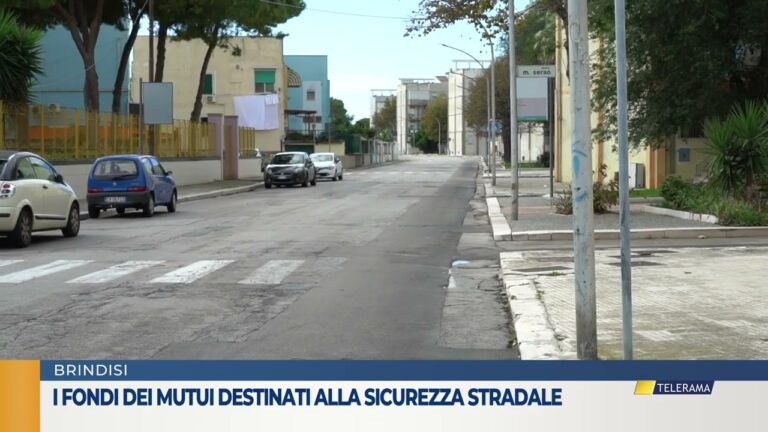 “I sondi dei mutui destinati alla sicurezza stradale”