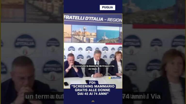FDI: “SCREENING MAMMARIO GRATIS ALLE DONNE DAI 45 AI 74 ANNI”