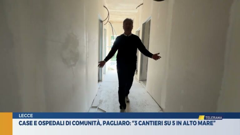 Case e ospedali di comunità, Pagliaro: “3 cantieri su 5 in alto mare”