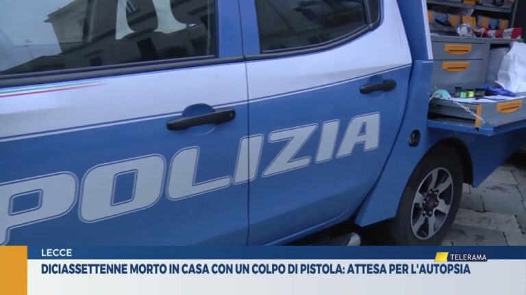 Diciassettenne morto in casa con un colpo di pistola: attesa per l’autopsia