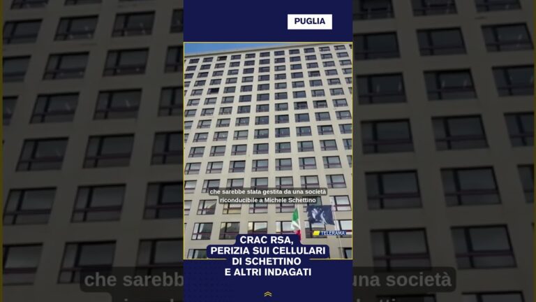 CRAC RSA, PERIZIA SUI CELLULARI DI SCHETTINO E ALTRI INDAGATI