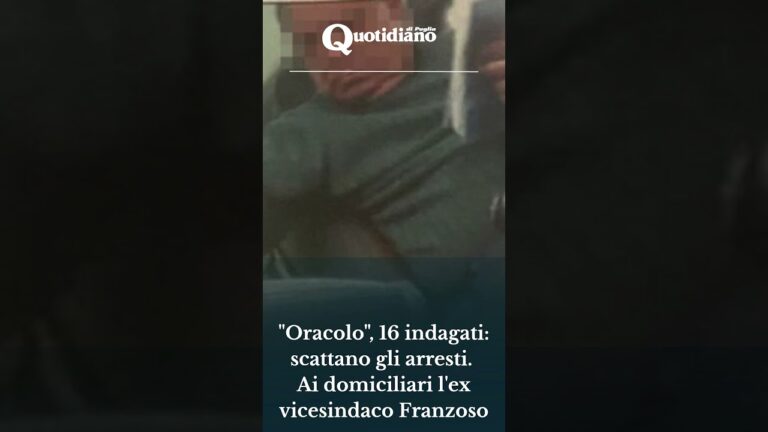 Inchiesta Oracolo a Torricella: arrestato l’ex vicesindaco Michele Franzoso