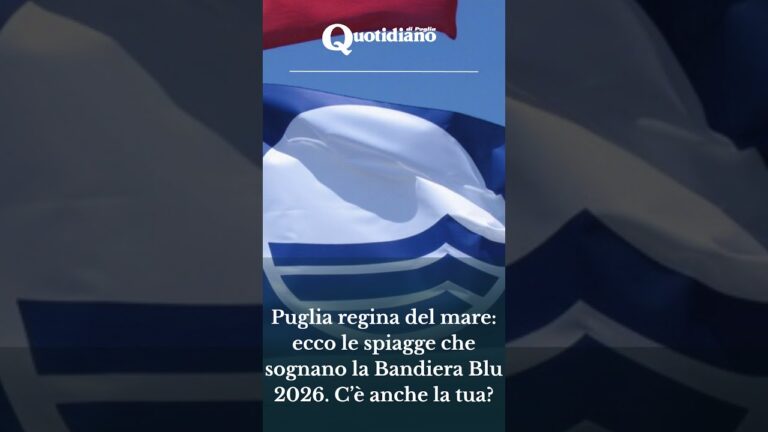 Record Bandiere Blu in Puglia: quali sono le città “imbattibili” che vincono da vent’anni?