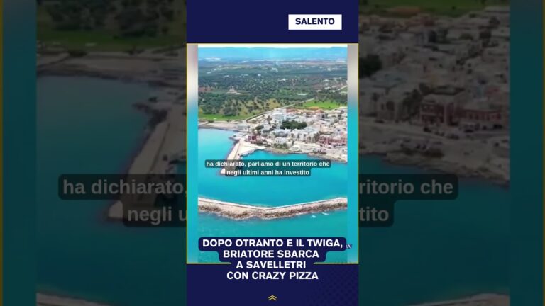 DOPO OTRANTO E IL TWIGA, BRIATORE SBARCA A SAVELLETRI CON CRAZY PIZZA