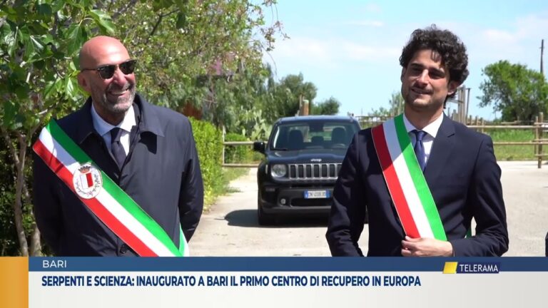 SERPENTI E SCIENZA INAUGURATO A BARI IL PRIMO CENTRO DI RECUPERO