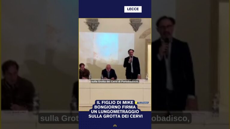 IL FIGLIO DI MIKE BONGIORNO FIRMA UN LUNGOMETRAGGIO SULLA GROTTA DEI CERVI