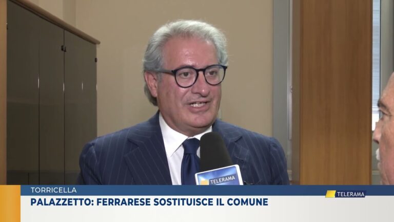 TORRICELLA. PALAZZETTO: FERRARESE SOSTITUISCE IL COMUNE