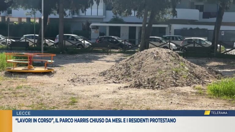 “Lavori in corso”, il Parco Harris chiuso da mesi. E i residenti protestano