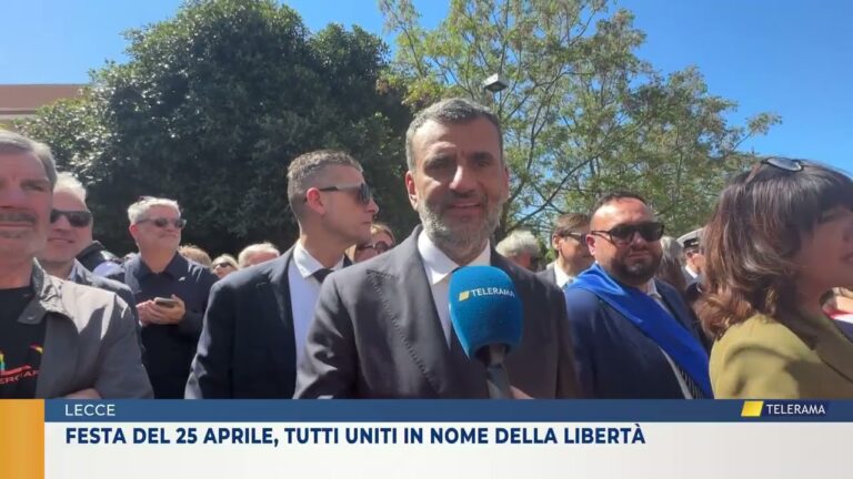Festa del 25 aprile, tutti uniti in nome della libertà
