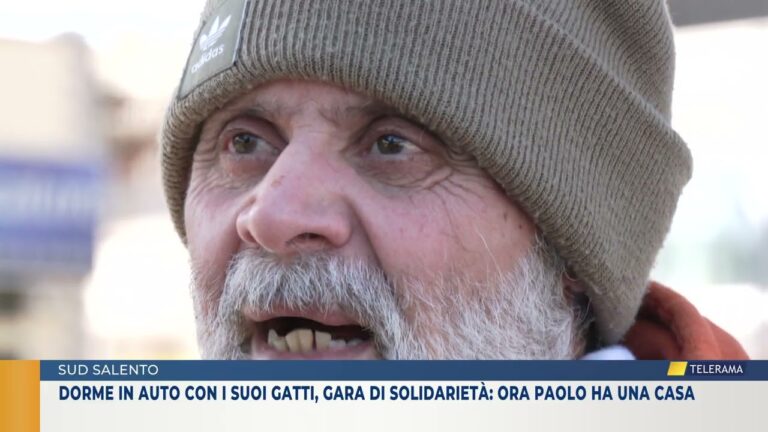 Dorme in auto con i suoi gatti, gara di solidarietà: ora Paolo ha una casa