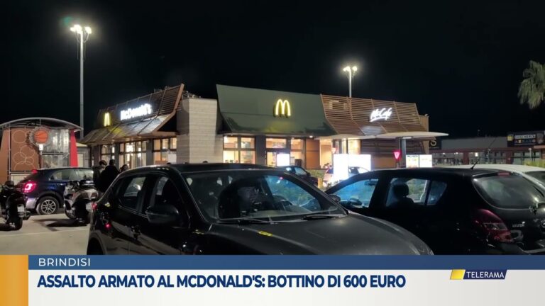 Assalto armato al Mcdonal’s: Bottino di 600 euro