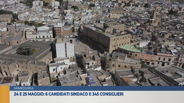 Manduria, 24 e 25 Maggio: 6 candidati sindaco e 345 consiglieri