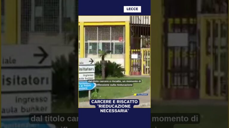 CARCERE E RISCATTO “RIEDUCAZIONE NECESSARIA”