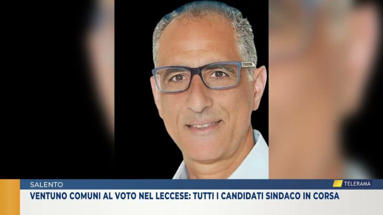 Ventuno comuni al voto nel leccese: tutti i candidati sindaco in corsa