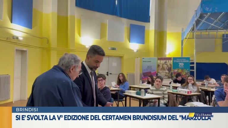 Si è svolta la V° Edizione del Certamen Brundisium  del  “Marzolla”