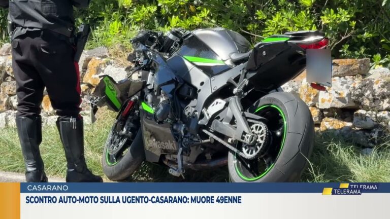 Scontro auto-moto sulla Ugento-Casarano: muore 49enne