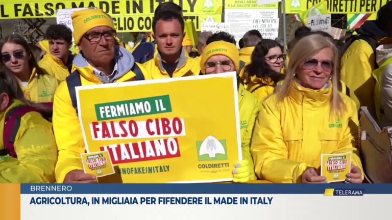 Agricoltura, in migliaia al Brennero per difendere il Made in Italy