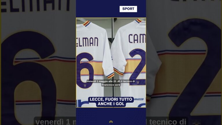 LECCE, FUORI TUTTO ANCHE I GOL