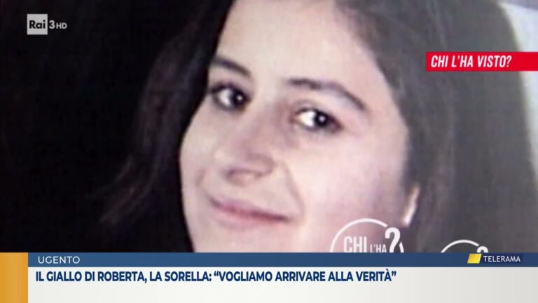 Il giallo di Roberta, la sorella: “Vogliamo arrivare alla verità”