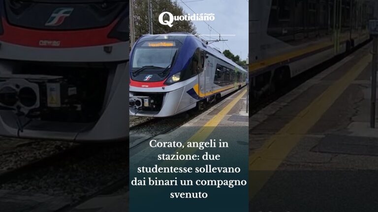 Pochi secondi tra la vita e la morte: studente salvato sui binari da due compagne e dalla capotreno
