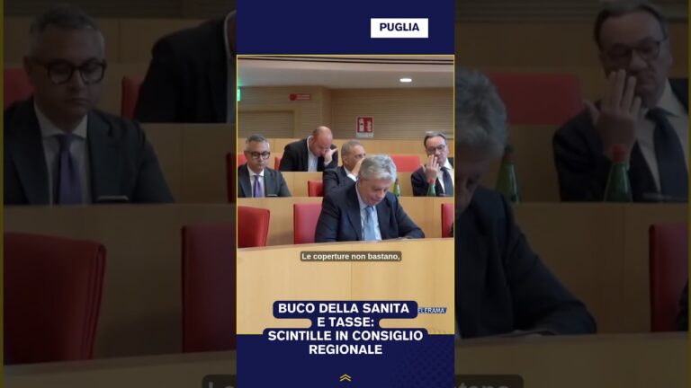 BUCO DELLA SANITA E TASSE: SCINTILLE IN CONSIGLIO REGIONALE