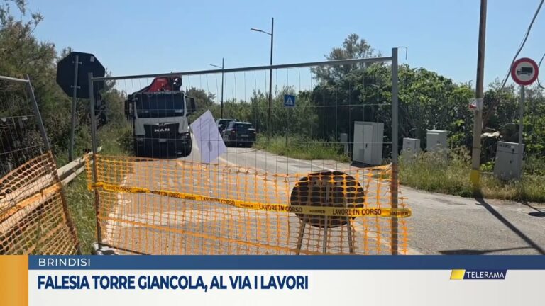 Falesia Torre Giancola, al via i lavori