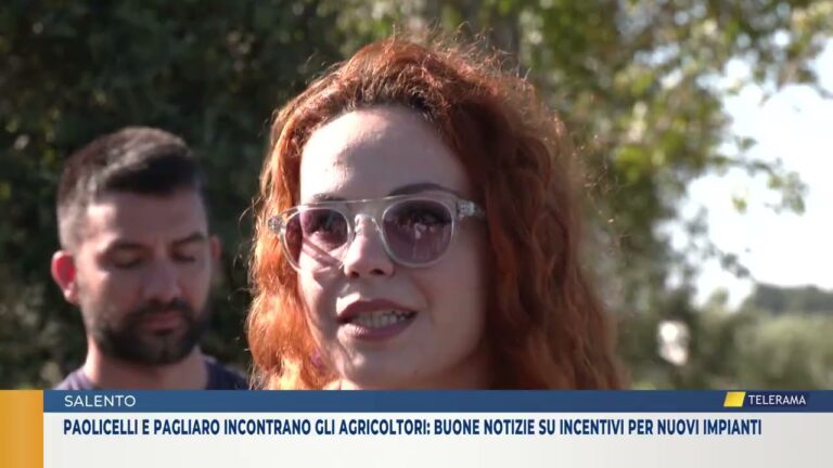 Paolicelli e Pagliaro incontrano gli agricoltori: buone notizie su incentivi per nuovi impianti