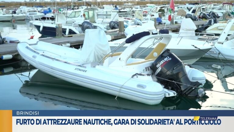 Furto di attrezzature nautiche gara si solidarietà al Porticciolo